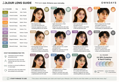 Choose Your Color, Show Your Style